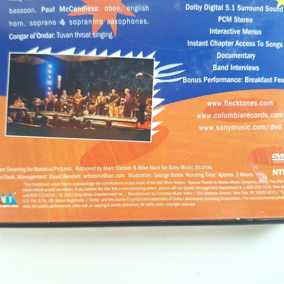 Bela Fleck and the Flecktones Live at the Quick Concert DVD - Picture 3 of 6